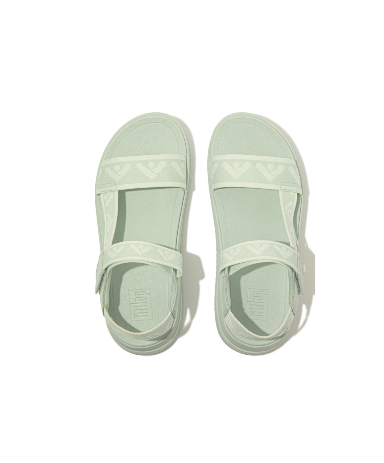 Fitflop Surff Webbing Back Strap Sandals Sage Brush