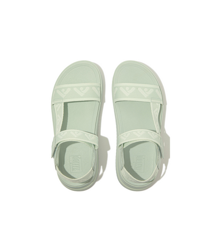 Fitflop Surff Webbing Back Strap Sandals Sage Brush