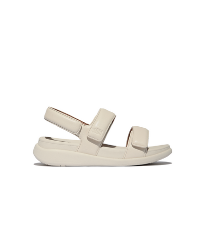FitFlop F-Mode Go Adjustable Flatform Back Strap Sandal Paris Beige