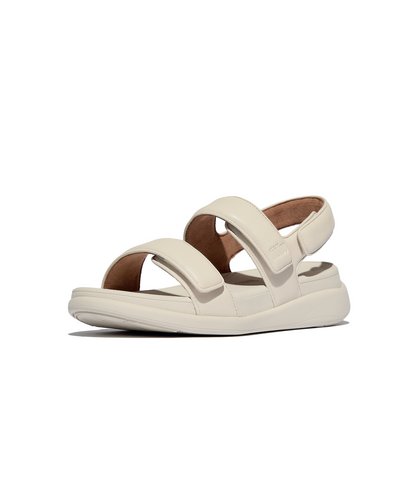 FitFlop F-Mode Go Adjustable Flatform Back Strap Sandal Paris Beige